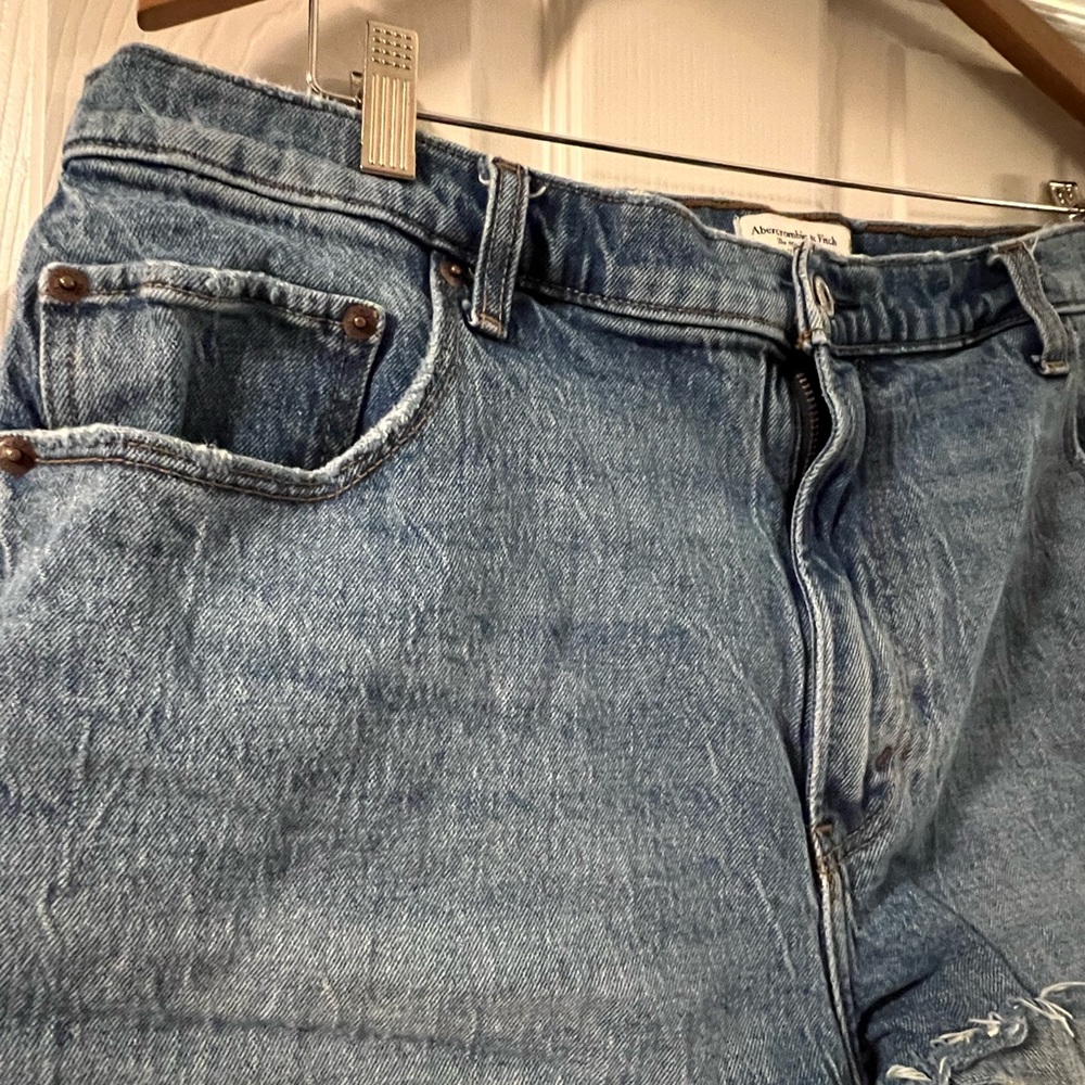 Abercrombie & Fitch Blue Denim Jean Shorts